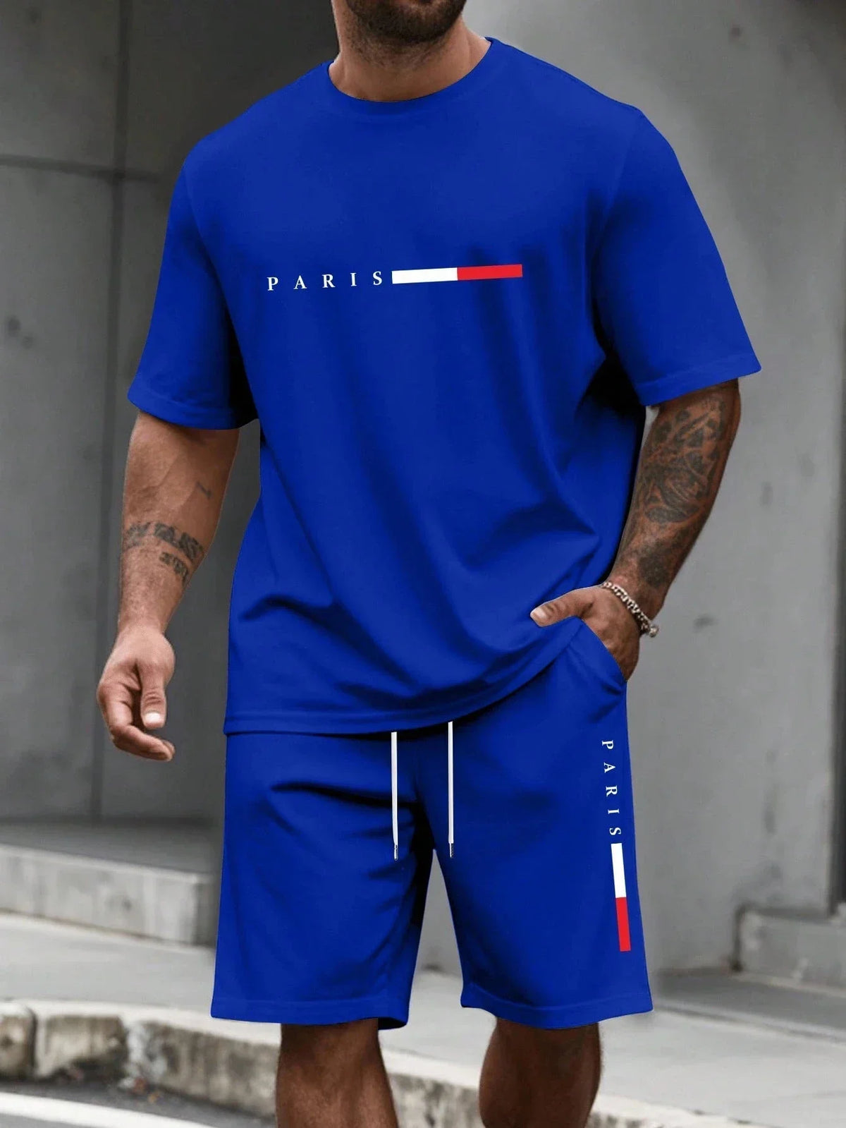 Men's 2-piece set (shirt and shorts)